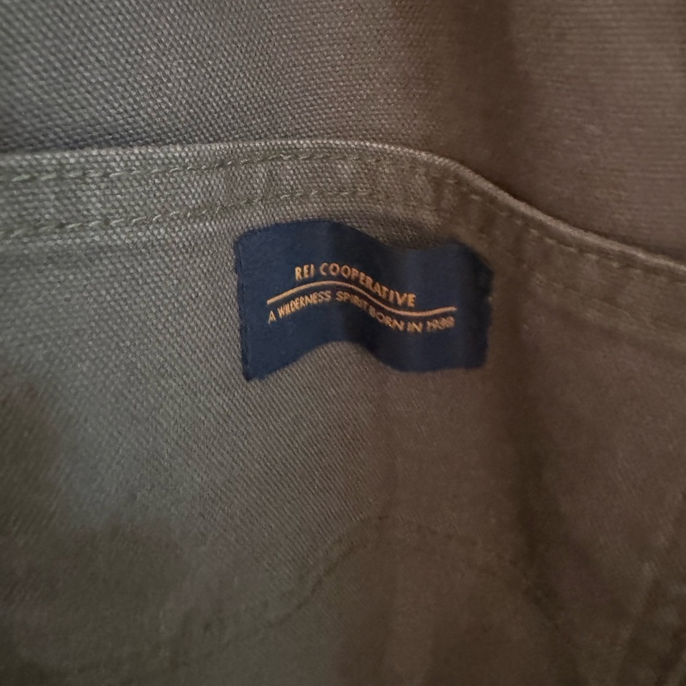 REI Co-Op Trailsmith Workwear Olive Green Overalls - Picture 10 of 11